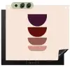 Harmonieus - Symmetrisch - Rood Inductie beschemer met haakjes middel -3d