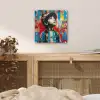 Graffiti - Vintage - Jongen - Street art - Neon - Banksy plexiglas 5mm klein -sfeer4