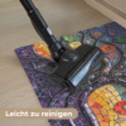 Levensboom - Mozaïek - Bloemen - Kleurrijk - Vrolijk Deurmat klein -reinigen_DE