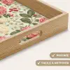 Klassiek - Botanisch - Veelkleurig Dienblad Rechthoek middel 911 -USP_HandgreepFR