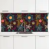 Bloemen - Rood - Patronen keuken achterwand 2 middel 871 -3d