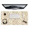 Modern - Abstract - Beige Muismat XXL klein 681 -3d