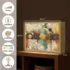 Kunst - Abstract - Aesthetic - Goud Light Box met batterij (Wandlamp) middel -USP_websiteoverzichtNL