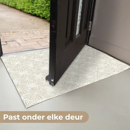 Abstract - Motief - Beige Deurmat klein 898 -USP_NL