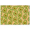 Avocado - Patroon - Groen - Pit tuinposter los doek groot -3d