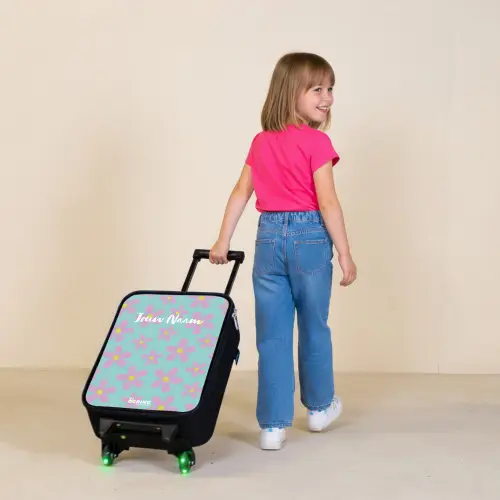 Madeliefjesmania mint Kinderkoffer - Zwart klein -sfeer1