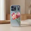 Tulpen - Roze - Stelen Telefoonhoesje iPhone 17 Pro klein -sfeer2