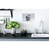 Appel - Blauw - Klassiek Muursticker klein -keuken