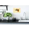 Vis - illustratie - Stippen - Oranje Muursticker klein -keuken