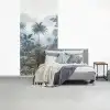 Jungle - Modern - Blauw - Groen fotobehang vinyl groot -slaapkamer
