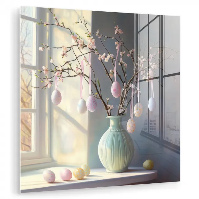 Stilleven - Vaas - Paastak plexiglas 5mm klein -zzzproduct_nieuw