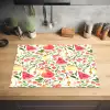 Fruit - Watermeloen - Kersen - Peer Inductie beschermer vinyl 3mm klein 276 -sfeer5
