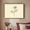 Illustratie - Zwart - Roos Textielframe zwart klein -sfeer1