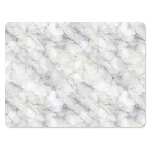 Grijs - Marmer - Gedetailleerd muismat rubber klein 262 -3d