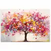 Aquarel - Boom - Kunst - Abstract poster papier klein -3d