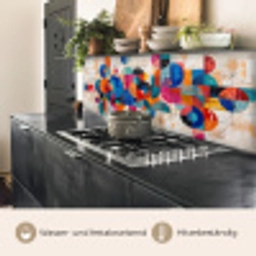 Kunst - Geometrisch - Abstract - Kleurrijk keuken achterwand 2 middel -usp_DE