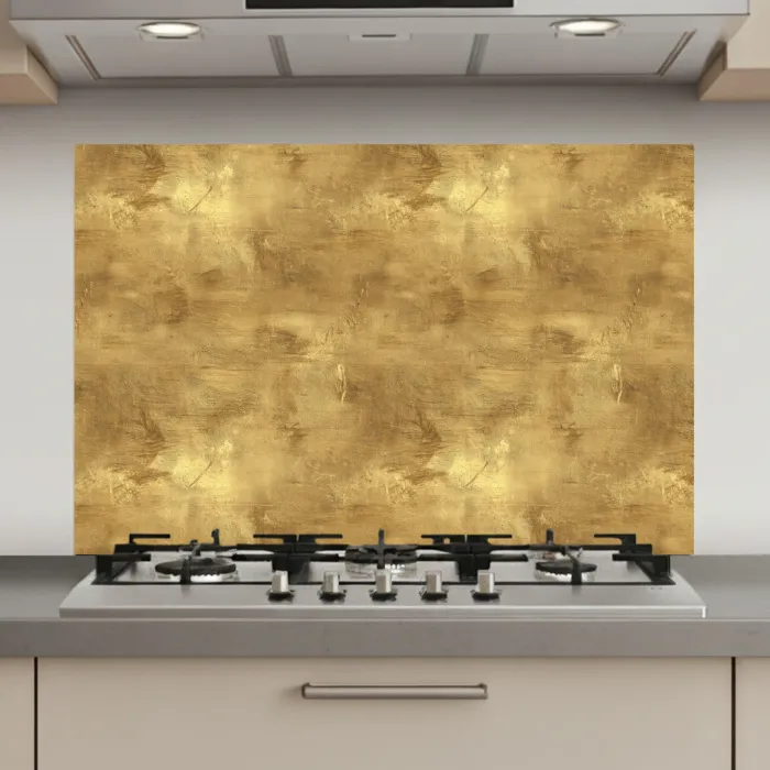 Industrieel - Textuur - Goud keuken achterwand spatscherm klein 900 -3d_website