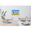 Koeien - Boerderij - Gras- Natuur - Dieren Muursticker klein -eettafel
