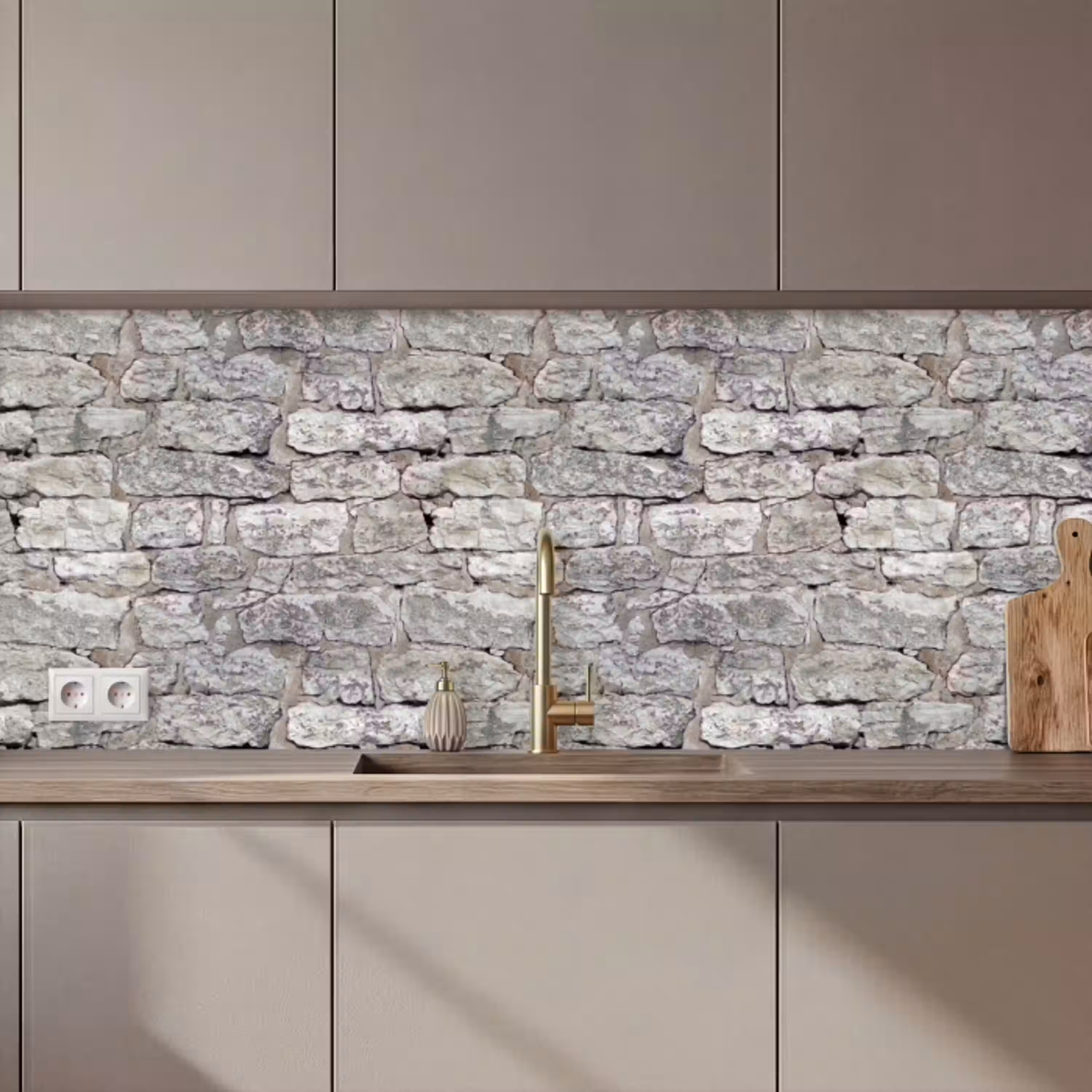 Natuurstenen - Muur - Afbrokkeling keuken achterwand 2 middel 871 zz_3dshopping