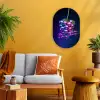 Quote - Neon - Disco - Druiven Wandcirkel Ovaal Forex klein -sfeer4