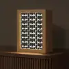 Modern - Patroon - Zwart Light Box met kabel (Tafellamp) klein 925 -z3d_website