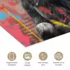 Graffiti - Chimpansee - Dieren - Street art - Banksy poster papier klein -closeup_NL