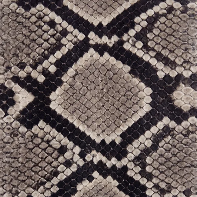Behang - Slangenleer - Patroon - Beige
