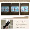 Pinguïn - Meisjes - Pooldieren - Kinderen Light Box met batterij (Wandlamp kind) middel -USP_dimbaarNL