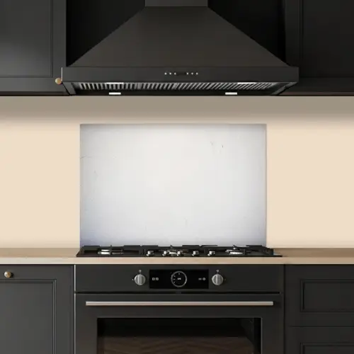Beton - Wit - Modern keuken achterwand spatscherm klein -sfeer1