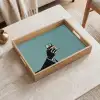 Arm - Glas - Pak - Blauw Dienblad Rechthoek middel -sfeer1