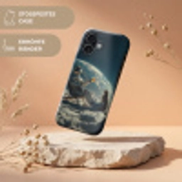 Astronaut - Kat - Glas - Stoel Toughcase MagSafe Apple iPhone 17 klein -USP_RandenV_DE