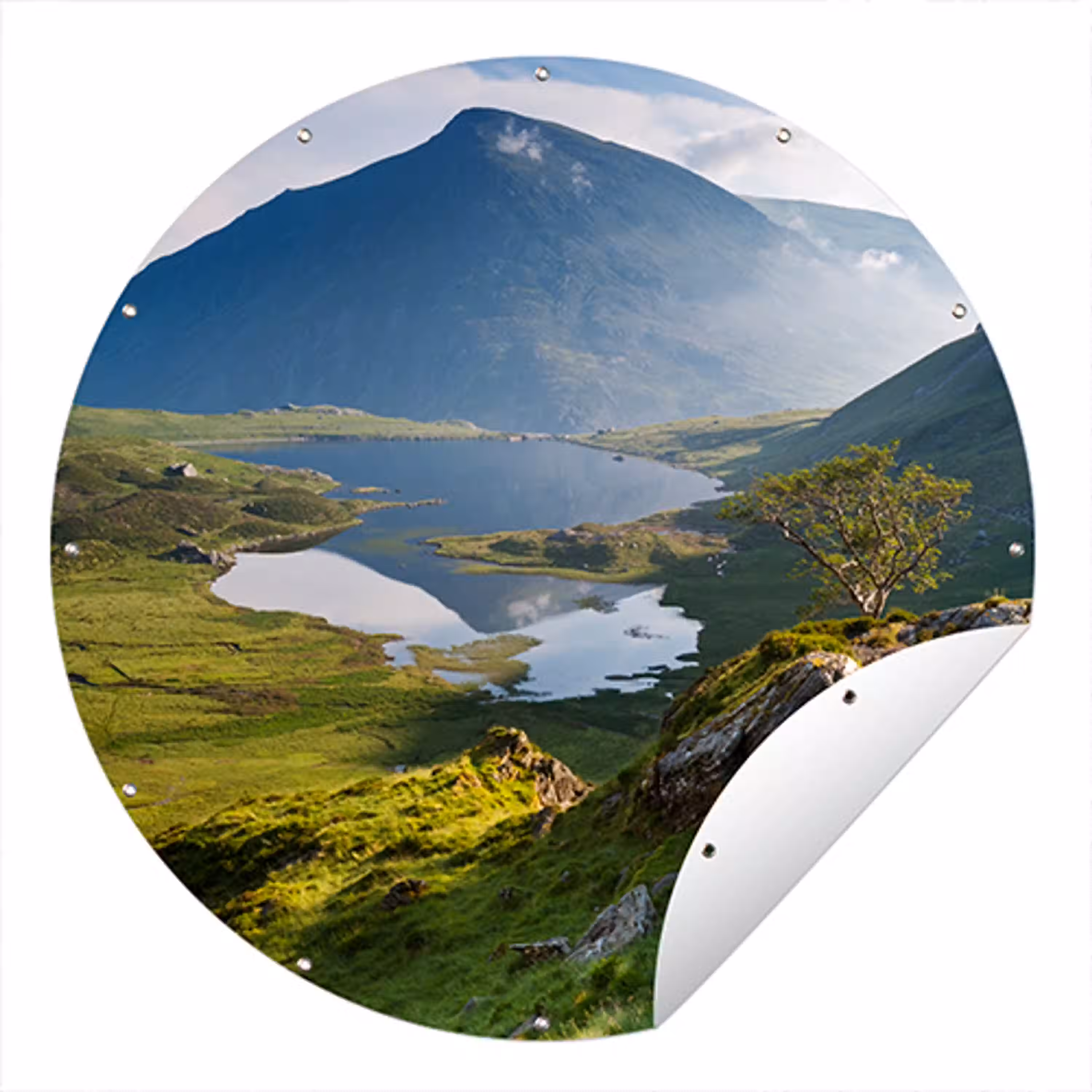 ronde tuinposter natuur
