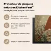 Kerstgnome - Konijntjes - Kleurrijk Inductie beschermer vinyl 3mm middel -usfeer2_FR