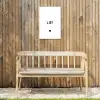 Quotes - Lief - Spreuken Tuinposter op houten frame 2 cm dik klein -sfeer4