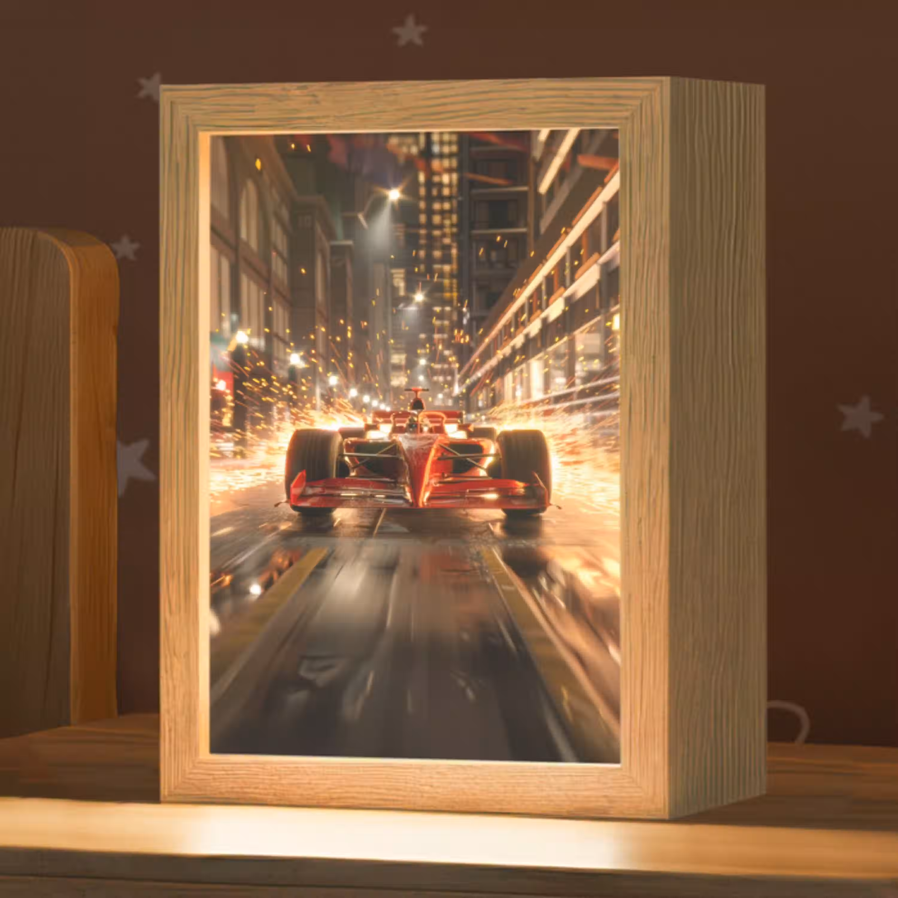 Formule 1 - Auto - Race - Goud - Jongens Light Box met kabel klein -zzz_3d_website
