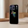 Papegaai - Kleurrijk - Vleugels - Sierlijk Telefoonhoesje iPhone 17 Pro klein -sfeer2