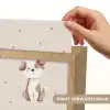 Hond - Gevlekt - Bruin - Stippen Light Box met kabel (Kinderlampje) klein -USP_websiteprintNL
