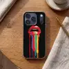 Lippen - Kleuren - Zwart Telefoonhoesje iPhone 17 Pro klein -sfeer1