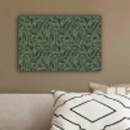 Bladeren - Organisch - Groen canvas 2cm klein 34 -sfeer3