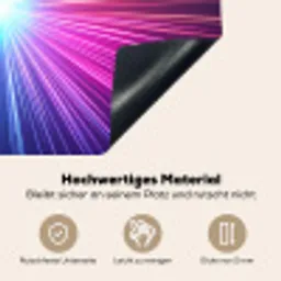 Abstract - Light - Burst - Modern - Colorful Inductie beschemer met haakjes klein -ky-onderkant-de