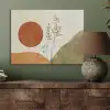 Zon - Abstract - Takken - Oranje PET vilt klein -sfeer2