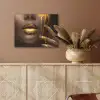 Goud - Vrouw - Verf - Lippen - Luxe PET vilt klein -sfeer4