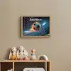 Neon - Net - Voetbal - Kleurrijk Light Box met batterij (Wandlamp kind) middel -sfeer2_kind