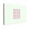 Focus on the good - Roze Tuinposter op houten frame 2 cm dik klein -3d