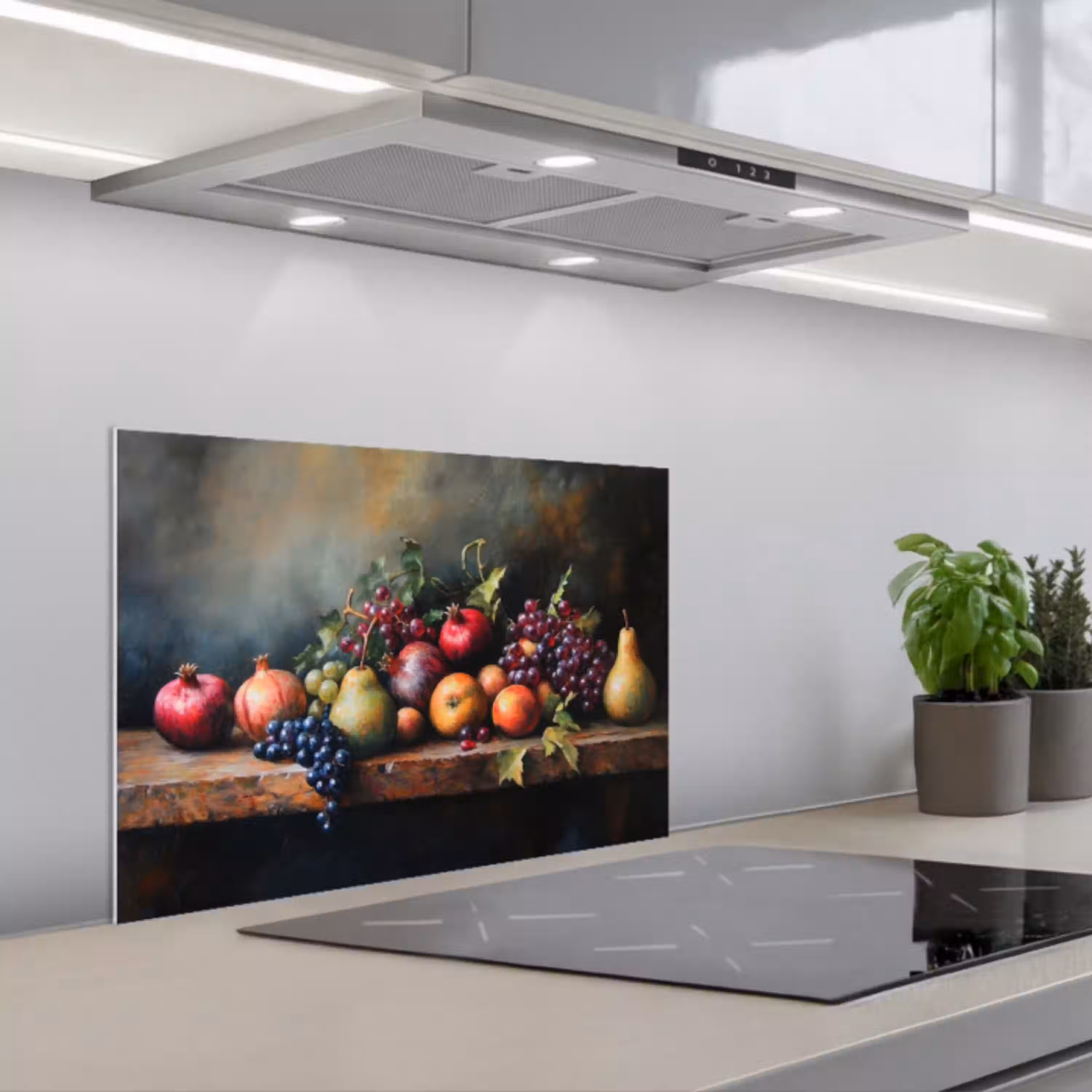 Rustiek - Stilleven - Fruit keuken achterwand spatscherm klein -3d_schuin