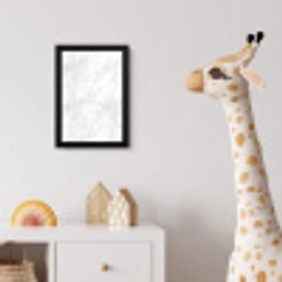Minimalistisch - Wit - Grijze aders fotolijst zwart zonder passe partout klein 224 -usfeer4_kinderkamer