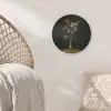 Bloembollen - Wit - Vaas - Minimalistisch Akoestische PET Vilt - Rond klein -sfeer4