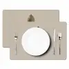 Beukenbladeren - Bruin - Groen - neutraal Placemat vinyl groot -zzsfeer2_Kitchenyeah-website