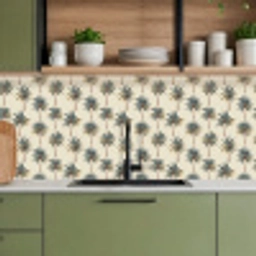 Palmbomen - Tropisch - Groen keuken achterwand 2 middel 871 -sfeer3