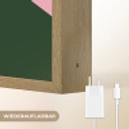 Tekst - Grafisch - Groen - Schaduw Light Box met batterij (Wandlamp) middel -USP_websiteoplaadbaarDE